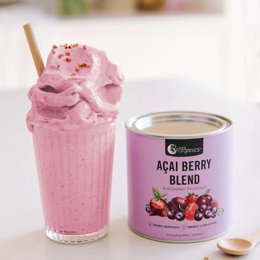 Nutra Organics Acai Bery Blend 200g