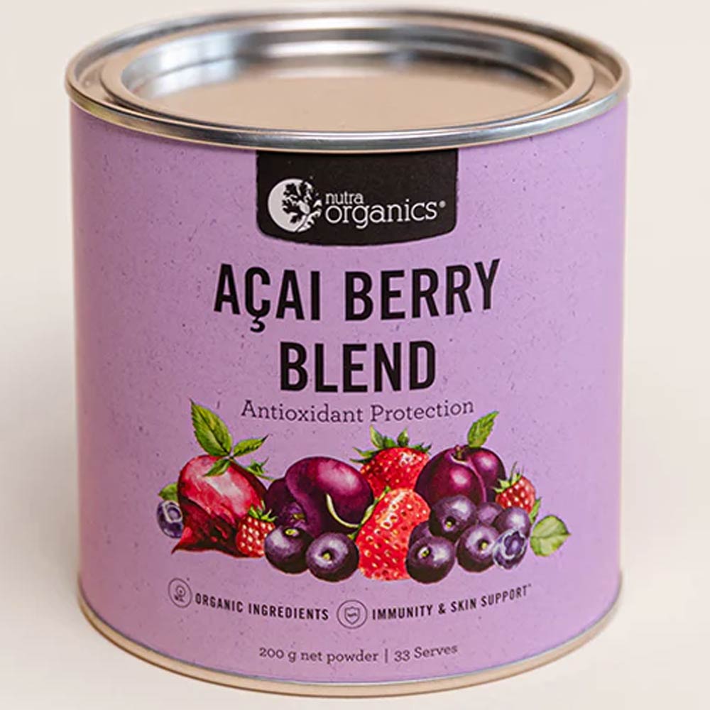 Nutra Organics Acai Bery Blend 200g