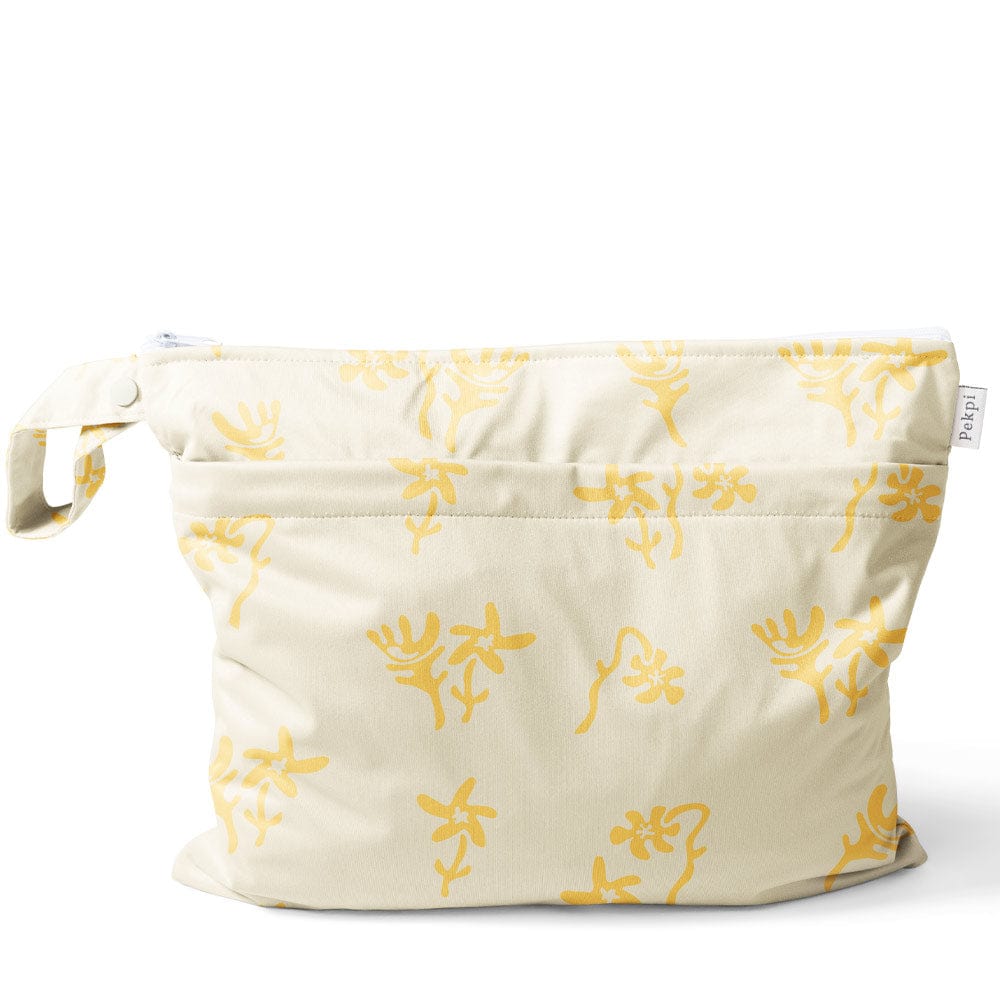 Pekpi Medium Wet Bag - Lemon Floral