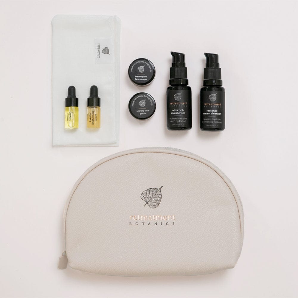 Retreatment Botanics Luminous Traveller Skincare Set - 8 Piece