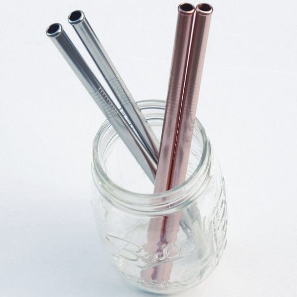 Rose Gold Stainless Steel Scratch Proof Safety Straw 8mm