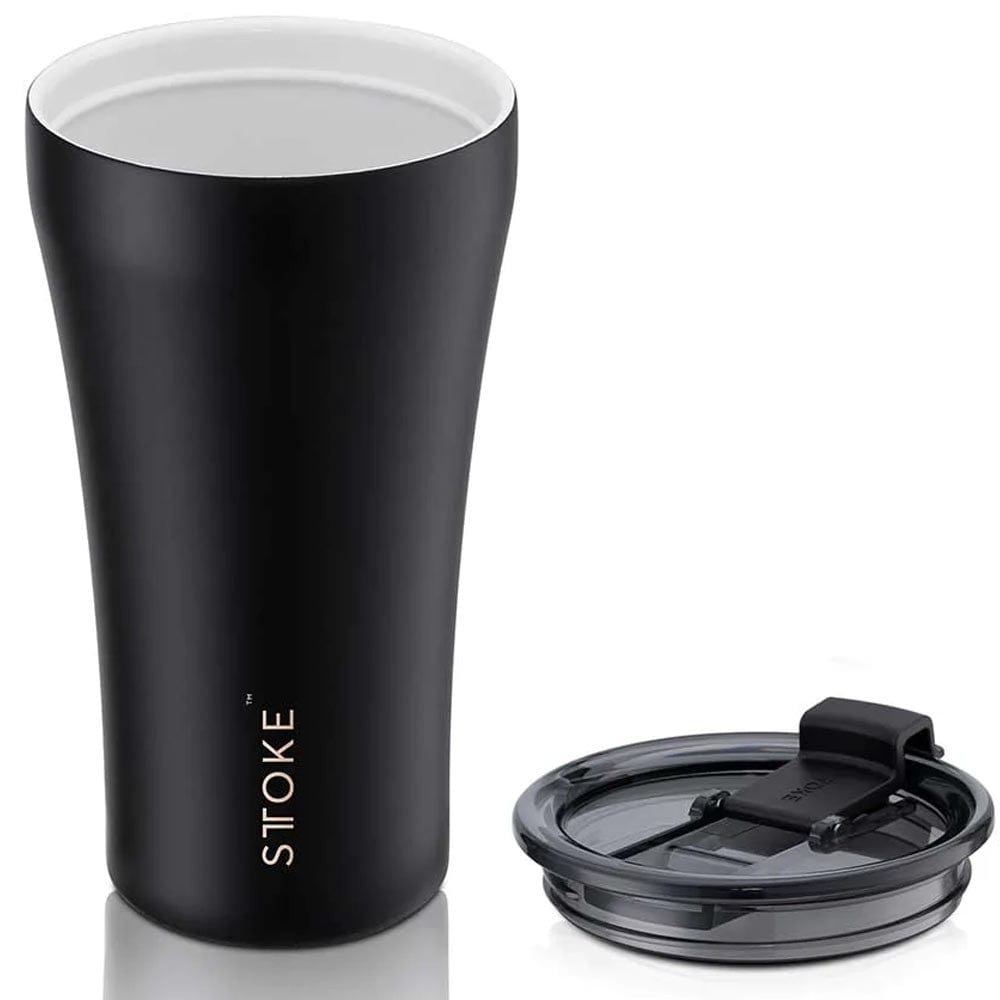 Sttoke Cup Leakproof 12oz Luxe Black