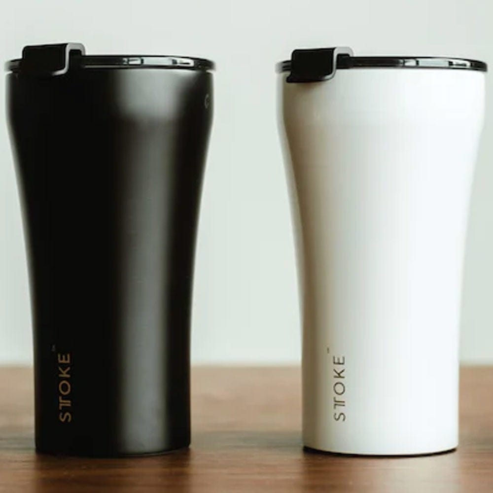 Sttoke Cup Leakproof 12oz Luxe Black