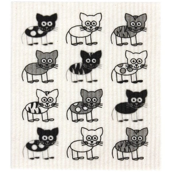 Swedish Dish Sponge Cloth - Cats