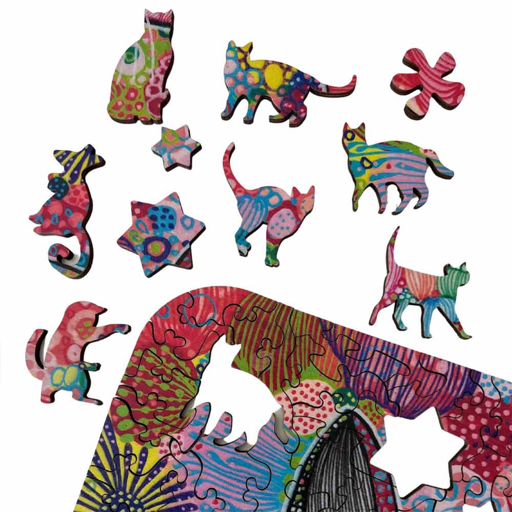 Twigg Puzzles Carefree Cat - 309 Piece