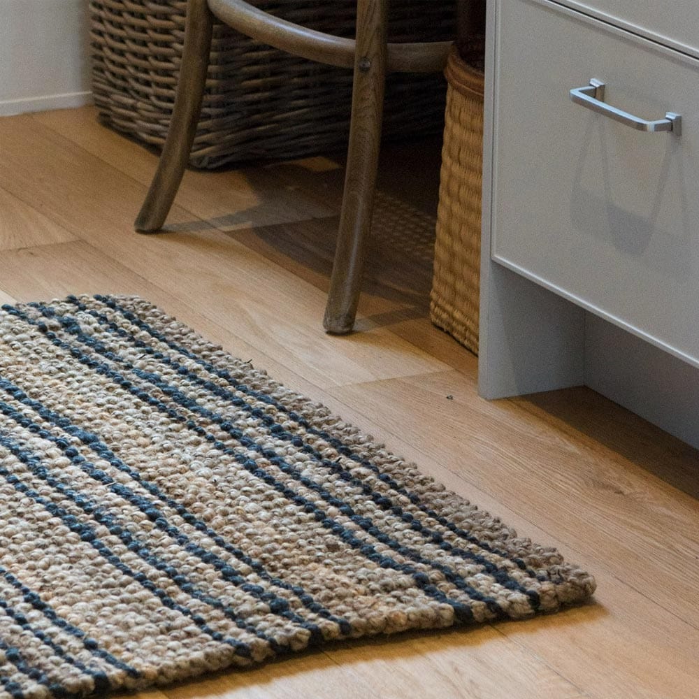 Zebra Home Smith Stripe Jute Mat - 60cm x 90cm